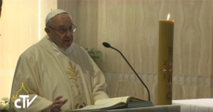 Papa Francesco a Santa Marta
