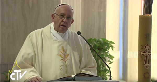 Papa Francesco a Santa Marta