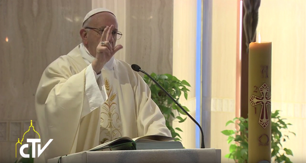 Papa Francesco a Santa Marta