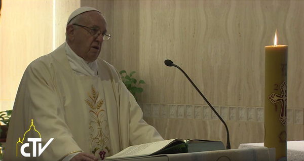 Papa Francesco a Santa Marta