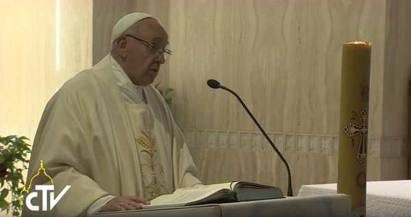 Papa Francesco a Santa Marta