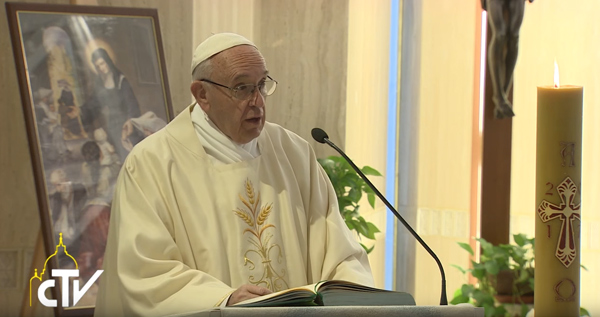 Papa Francesco a Santa Marta