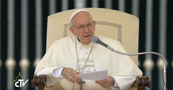 Papa Francesco all'Udienza Generale